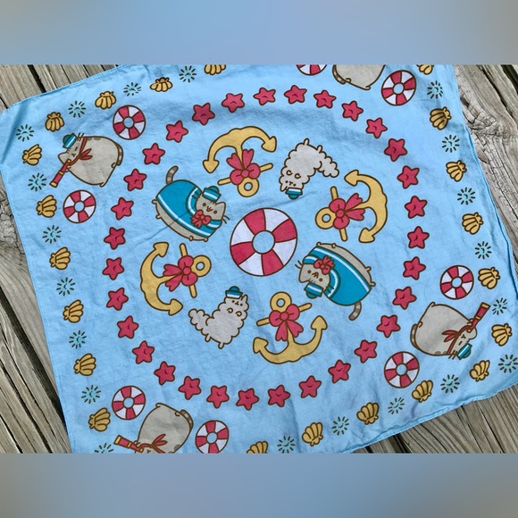 Lot PUSHEEN Cat Mini Tabletop Chalkboard Slow Rise Stress Ball Handkerchief Lot - Picture 7 of 13